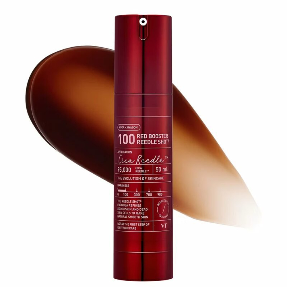 VT Cosmetics Red Booster Reedle Shot 100 антиоксидантная бустер-сыворотка с микроиглами