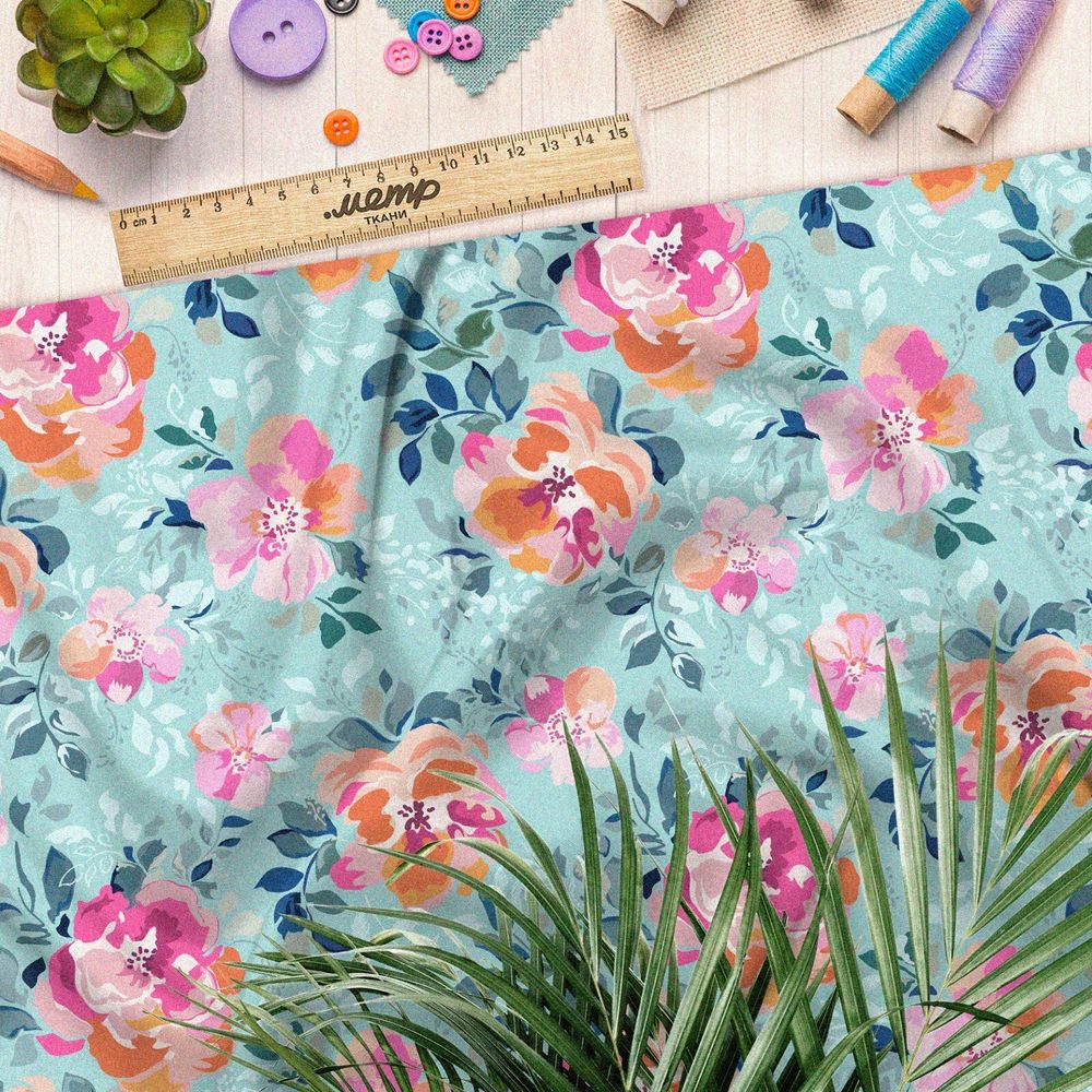 Ткань таффета аромат лета