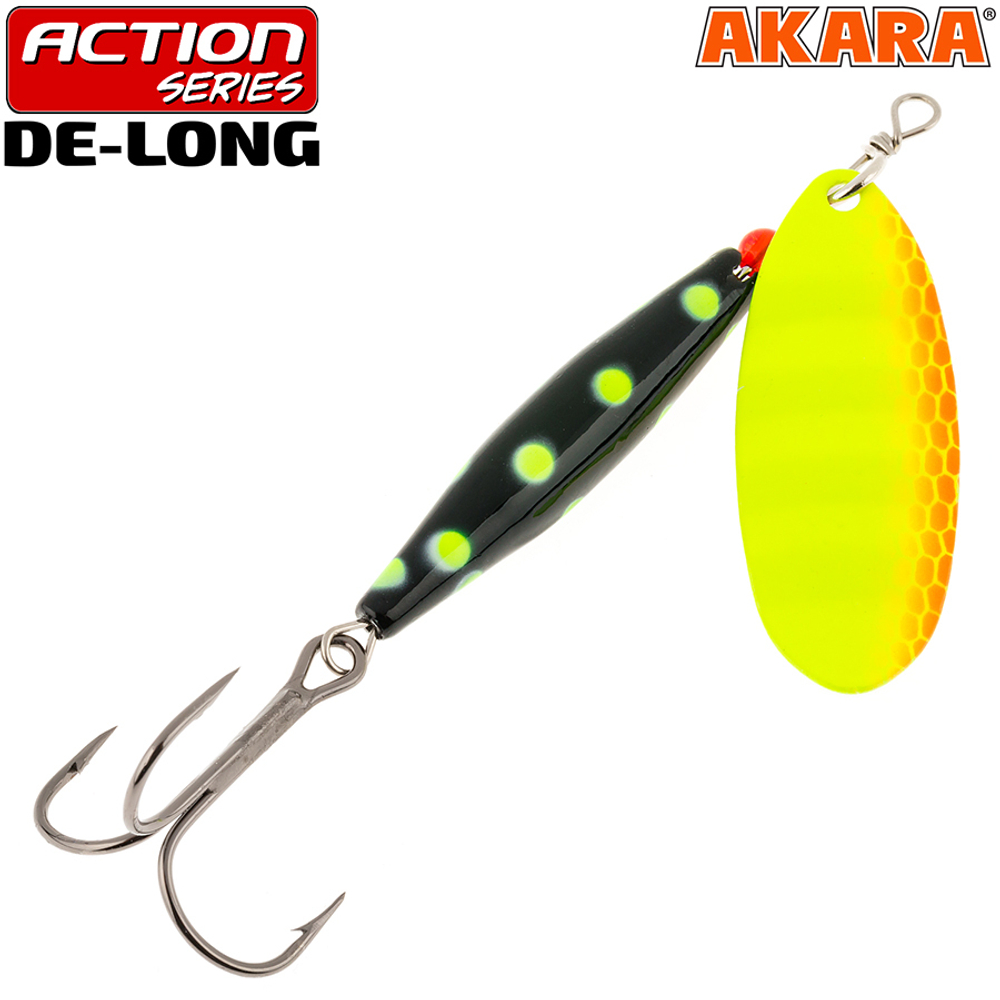 Блесна вращающаяся Akara Action Series De-Long 2 8 гр. 2/7 oz. A30