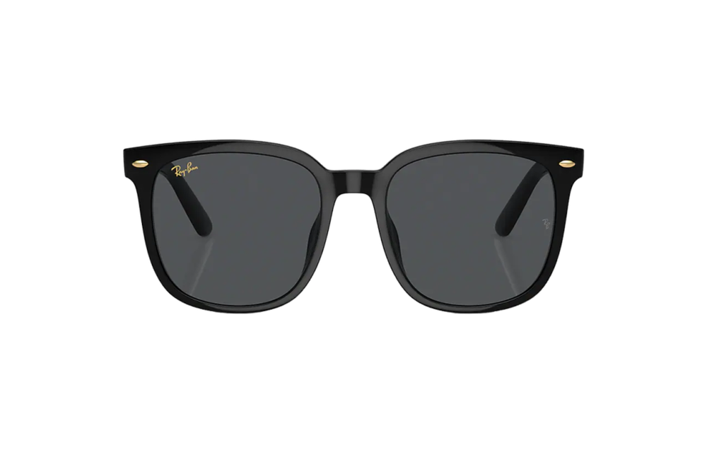 RayBan Injection Molded Square Sunglasses Unisex Black