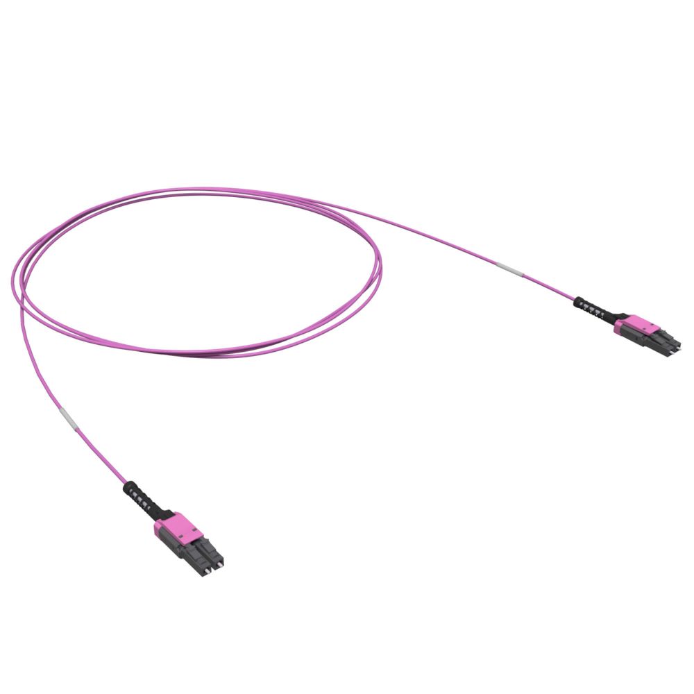 Патчкорд 2ОВ 50/125 OM4, LC Duplex Uniboot/LC Duplex Uniboot, 2м