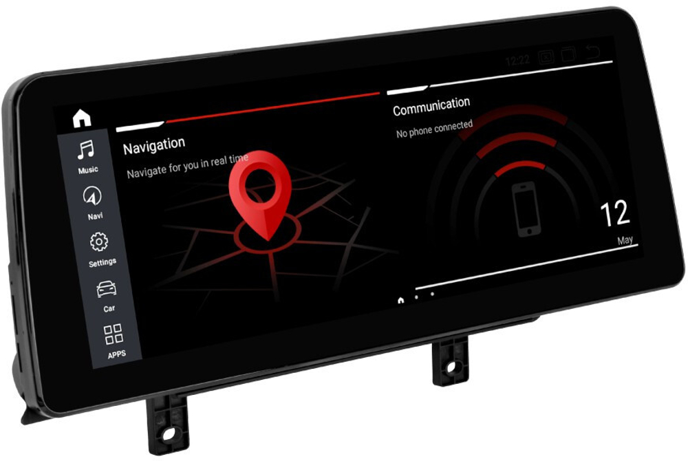 Магнитола для BMW 3-серия F30 2016-2020, 4-серия F36, F32 EVO - Radiola RDL-1513 монитор 12.3" на Android 13, 8+128Гб, CarPlay, 4G SIM-слот