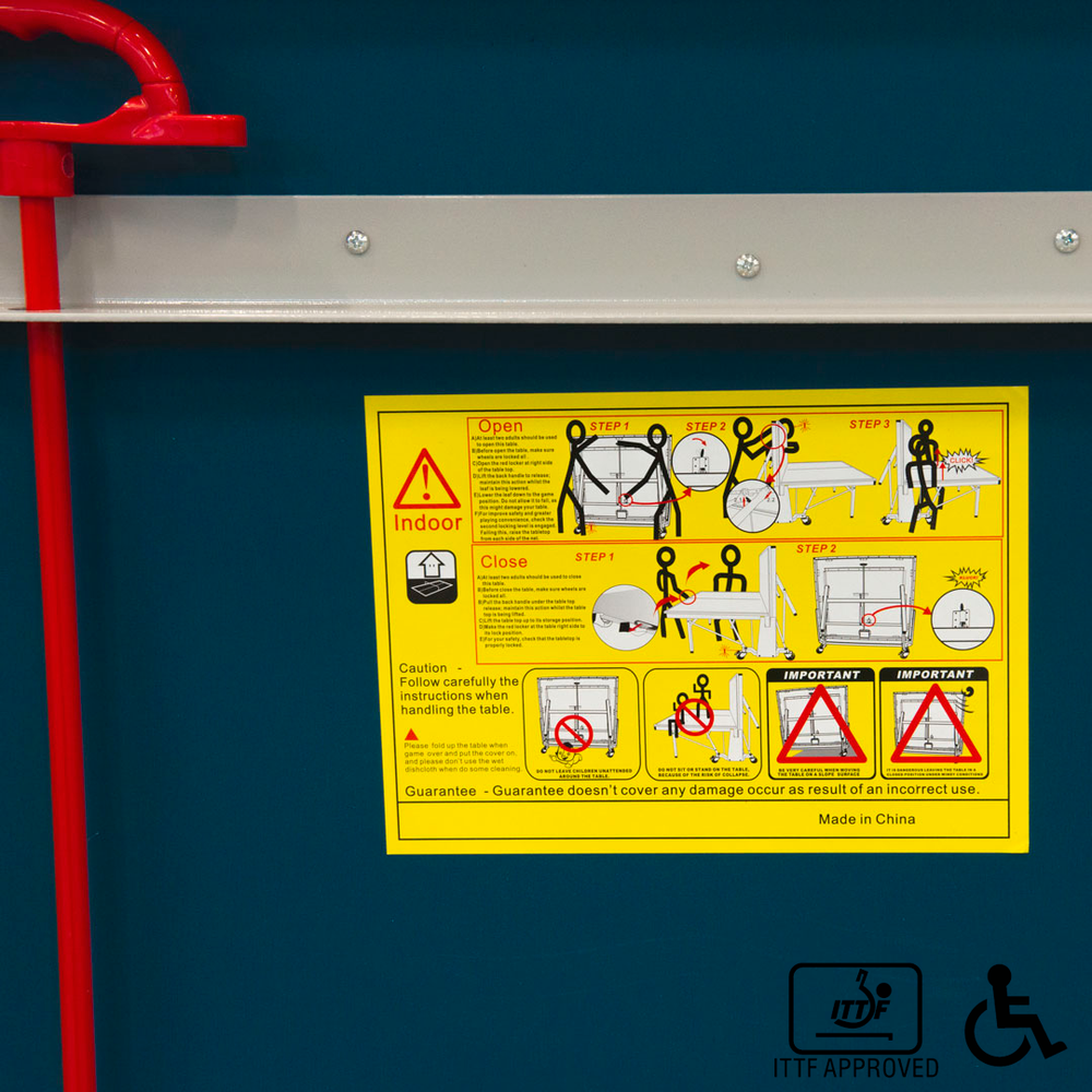 Теннисный стол Giant Dragon складной для помещений "K-2023 ITTF Indoor" (274