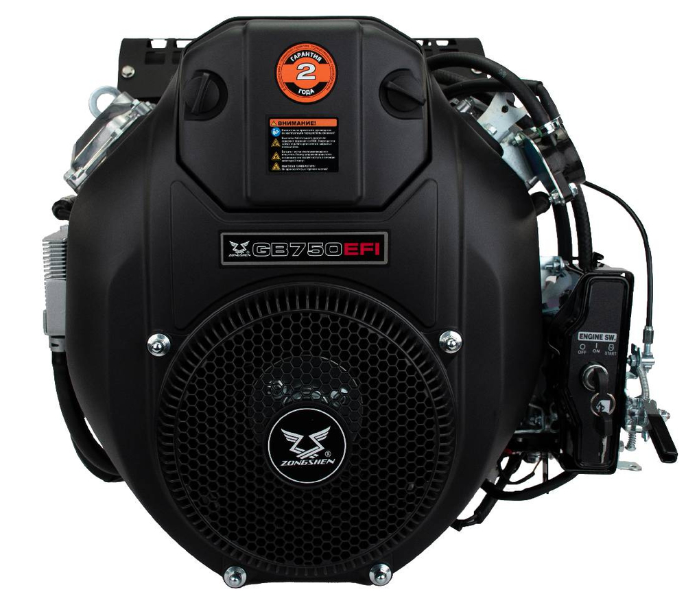 Двигатель бензиновый Zongshen GB 750 EFI 28.575 мм