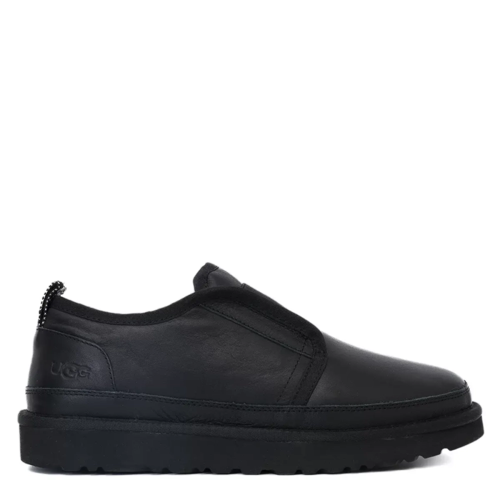 UGG Mens Slippers Flex Leather Black