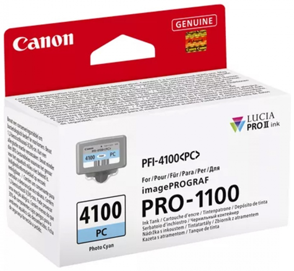 Картриджи Canon PFI-4100 голубой (cyan)