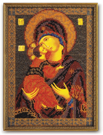 "Владимирская Богородица"-B-147 вышивка