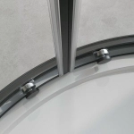Душевой уголок Cezares Relax 120x90 RELAX-304-RH-2-120/90-C-GM стекло прозрачное/профиль матовая оружейная сталь