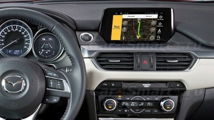 Навигационный блок для Mazda6 2015-2018 (Mazda Connect) - Carmedia LT-MZD-655 на Android 9, 6-ядер и 3ГБ-32ГБ