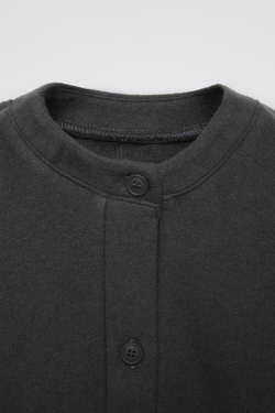 ZARA ЖАКЕТ SOFT TOUCH, АНТРАЦИТОВО-СЕРЫЙ