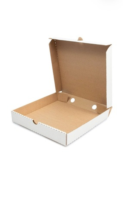 Коробка для пиццы бумажная 250*250*40 мм белая. 1 упак. 50 шт.