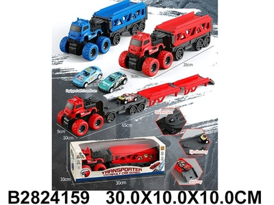 Автовоз ин. + 2 машинки, коробка 169-16A