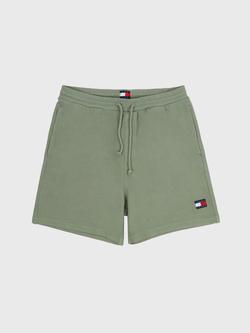 Шорты Tommy Jeans Waffled Beach Garment Dyed Spring Olive