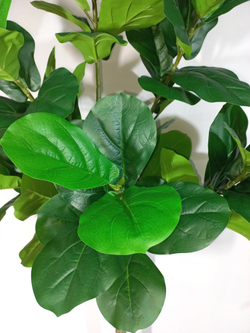 Искусственное растение разборное Фикус Лирата 180см в кашпо