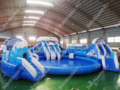 Наземный надувной аквапарк «Морское царство» 15,5*15*6 м