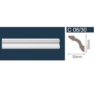 Плинтус потолочный 30*30мм "SD" 06/30 2м