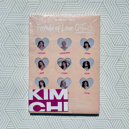 Альбом TWICE - Formula of Love: O+T=&lt;3 (Full of love ver.)
