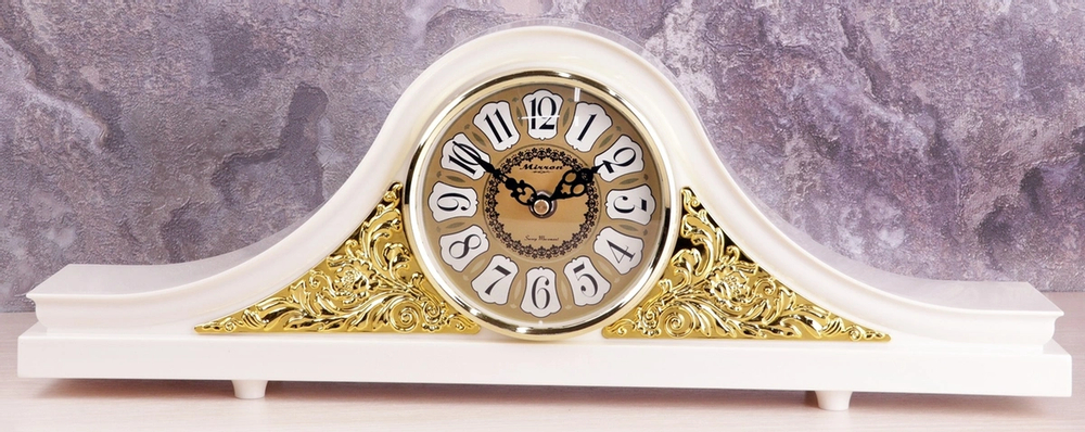 Настольные часы MIRRON, P414C НББ, белый