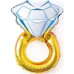 Шар (40"/102 см) Фигура, Кольцо с бриллиантом