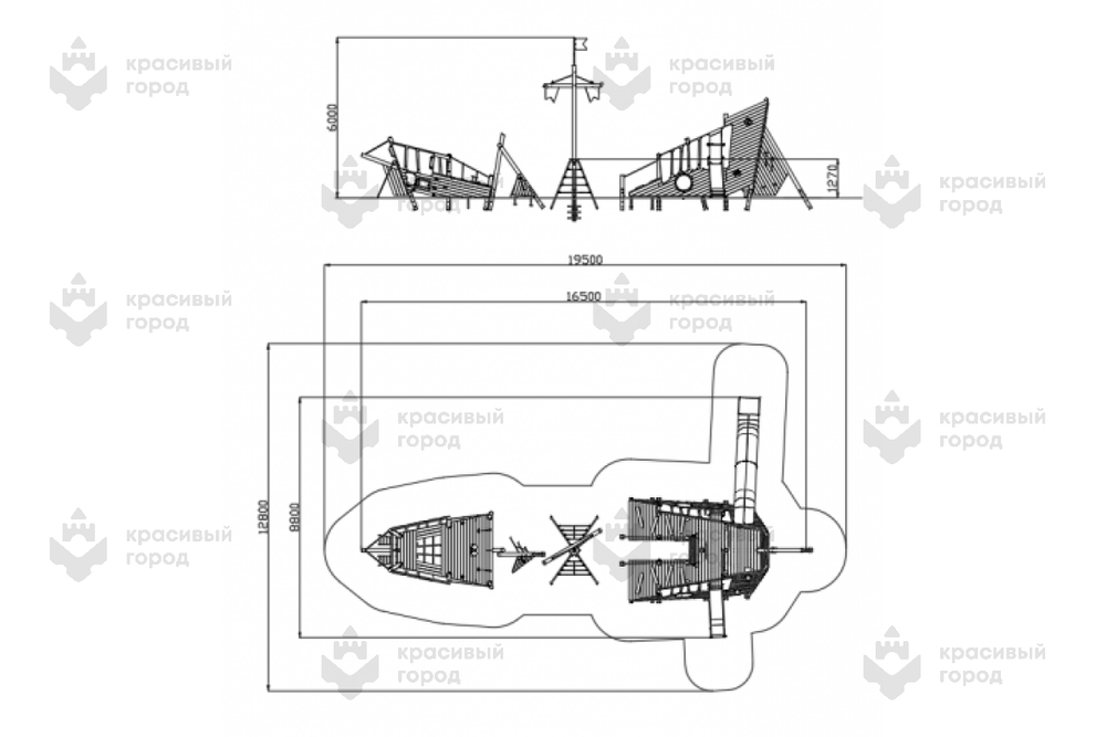 Игровой комплекс Пиратский корабль