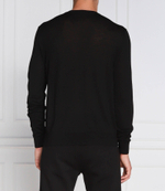 Хлопковый свитер Emporio Armani - черный(6L1MU7 1MMVZ)