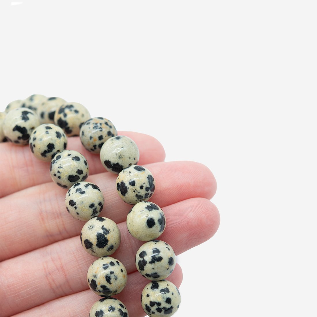 Аплит натуральный (Яшма далматин), 10,8мм, шар