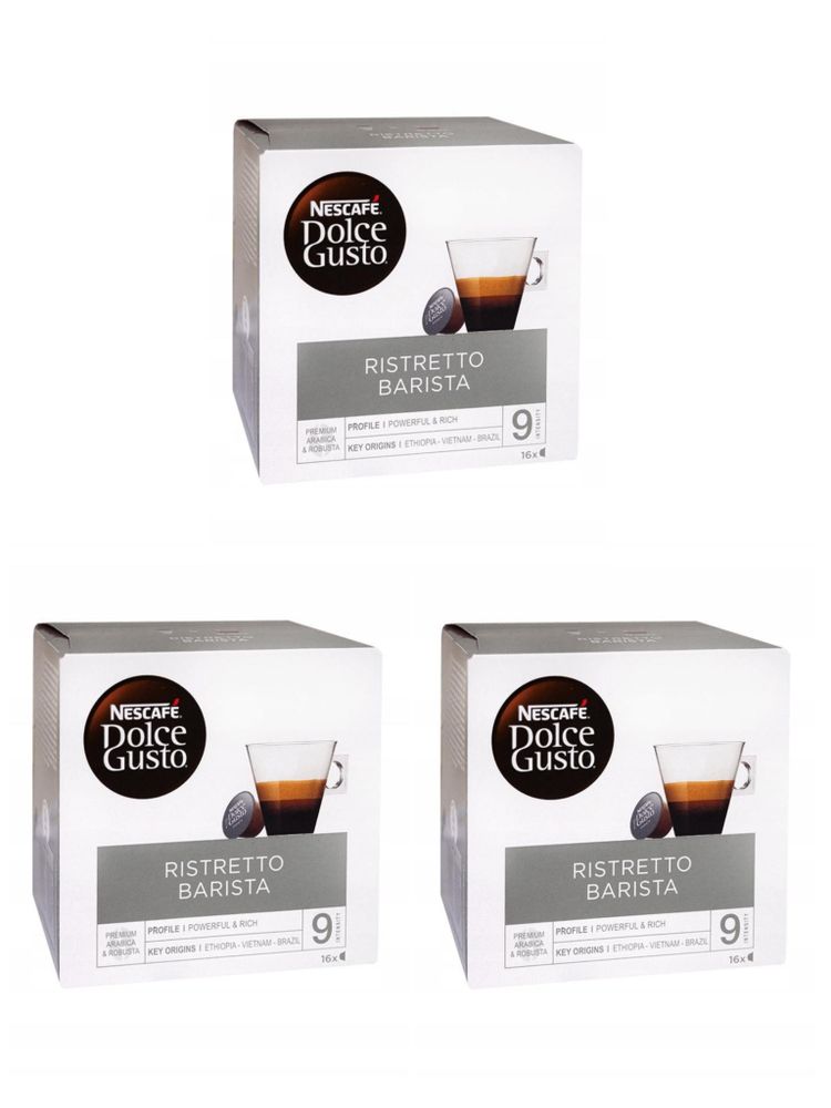 Кофе в капсулах Nescafe Dolce Gusto Ristretto 16 шт x 3 уп