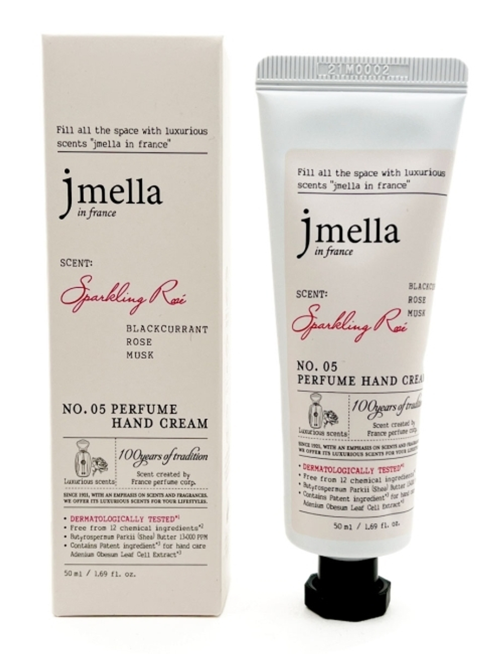 Крем для рук "Сверкающая роза" JMELLA In France Sparkling Rose Parfume Hand Cream 50 мл