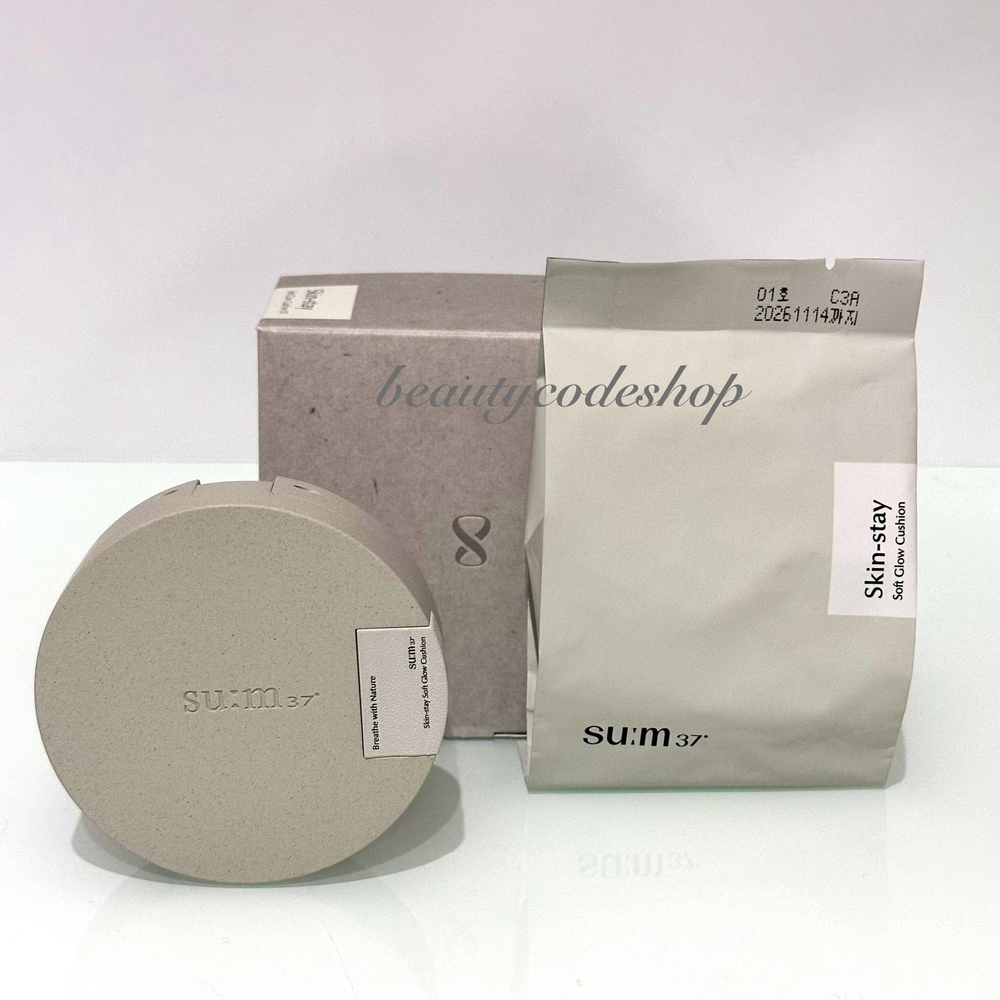 Кушон увлажняющий SU:M 37 Skin-Stay Soft Glow тон 01