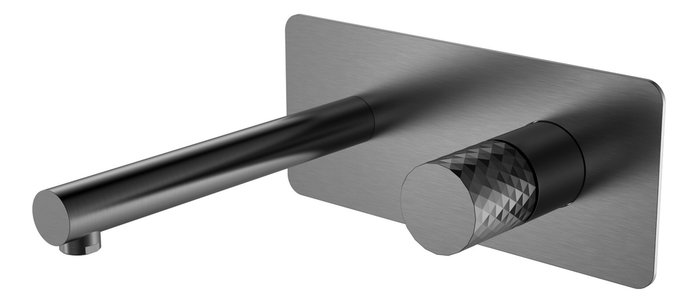 Boheme Смеситель STICK из стены Gun Metal DIAMOND