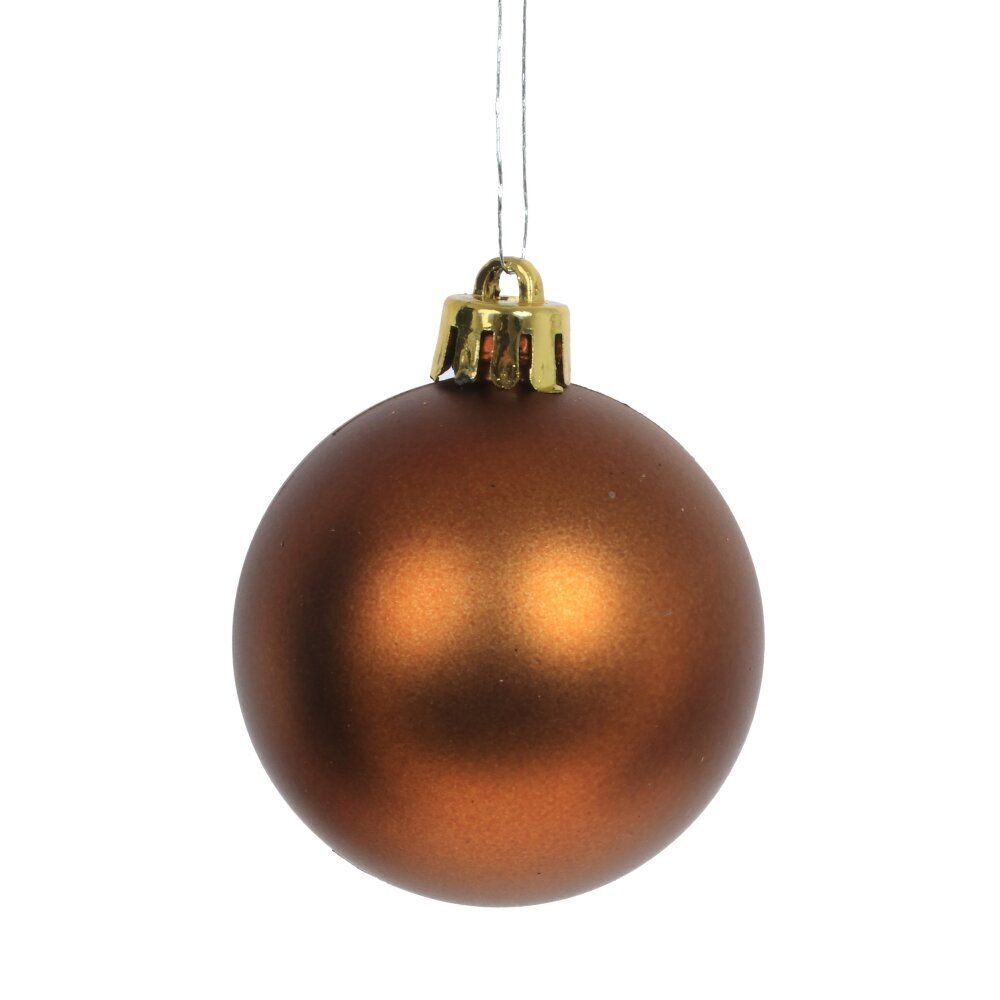 GAEM Набор из 6шт Украшение новогоднее "Шар", D 6 см, L11,5 W6 H17,5 см