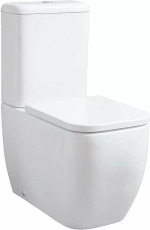 Унитаз Allen Brau Infinity 4.21001.20+4.21002.20 безободковый, с бачком, с крышкой микролифт, белый