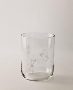 Zara Home стакан из стекла, цвет белый, 9.8 см
