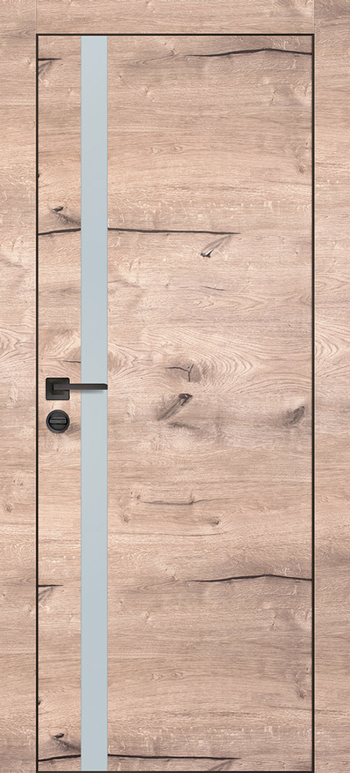 Дверь PX-8 черная кромка с 4-х ст. / Цвет Дуб пацифик / Лунный мателак / Двери PROFILO PORTE
