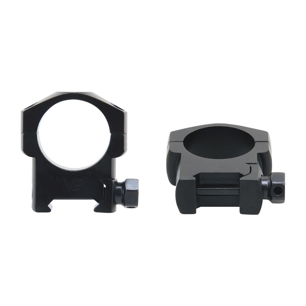 Кольца Vector Optics, D30мм, низкие, H25.4мм, weaver, на винтах (SCTM-22)
