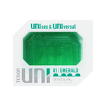 Мастурбатор-стимулятор Tenga Uni Emerald, универсальный, 5,8 см