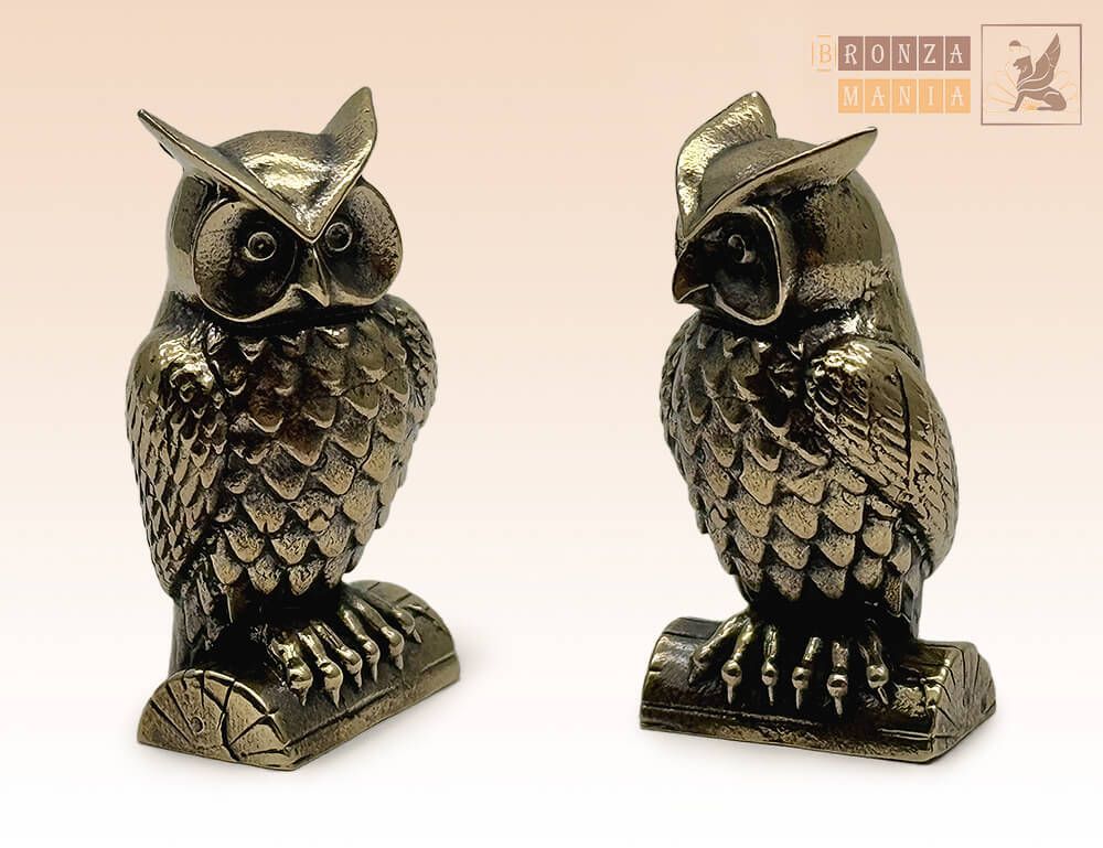 фигурка Филин на бревне