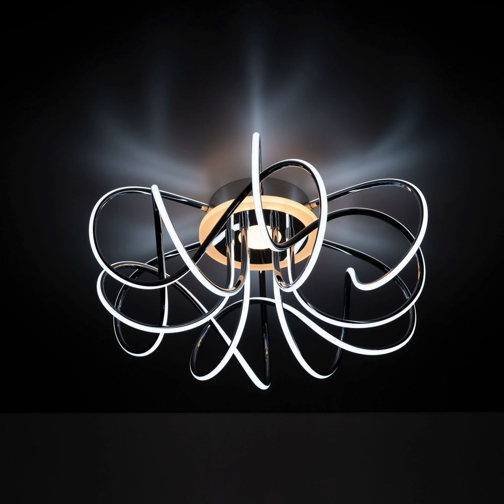 Citilux Джемини Смарт CL229A161E RGB Умная люстра Хром