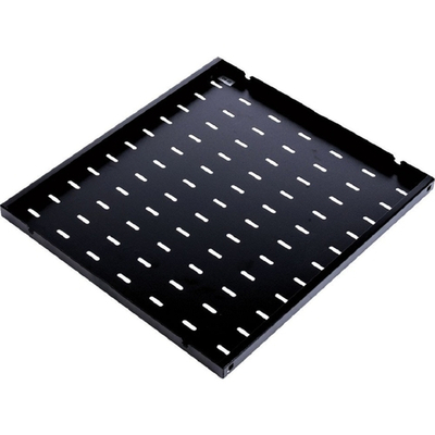 ЦМО Полка перфорированная, глубина 750 мм, цвет черный (СВ-75-9005)