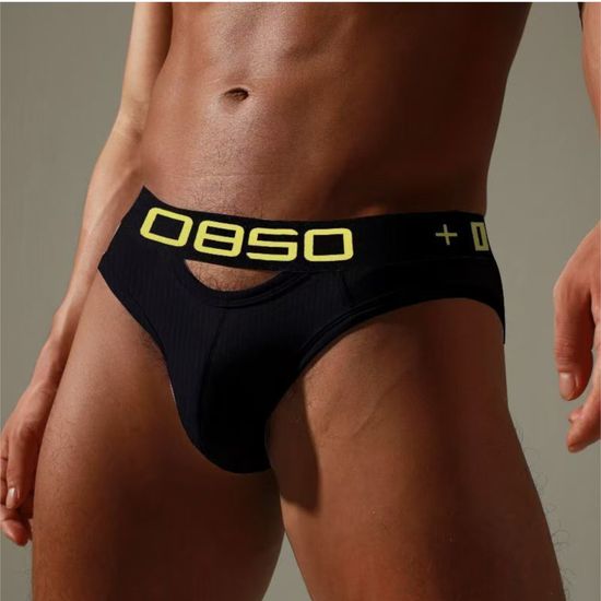 Мужские трусы брифы черные BS BS3513-2