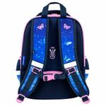 Ранец BRAUBERG FIT, 2 отделения, Night watcher, СВЕТЯЩИЙСЯ, 38х27х14 см, 273108