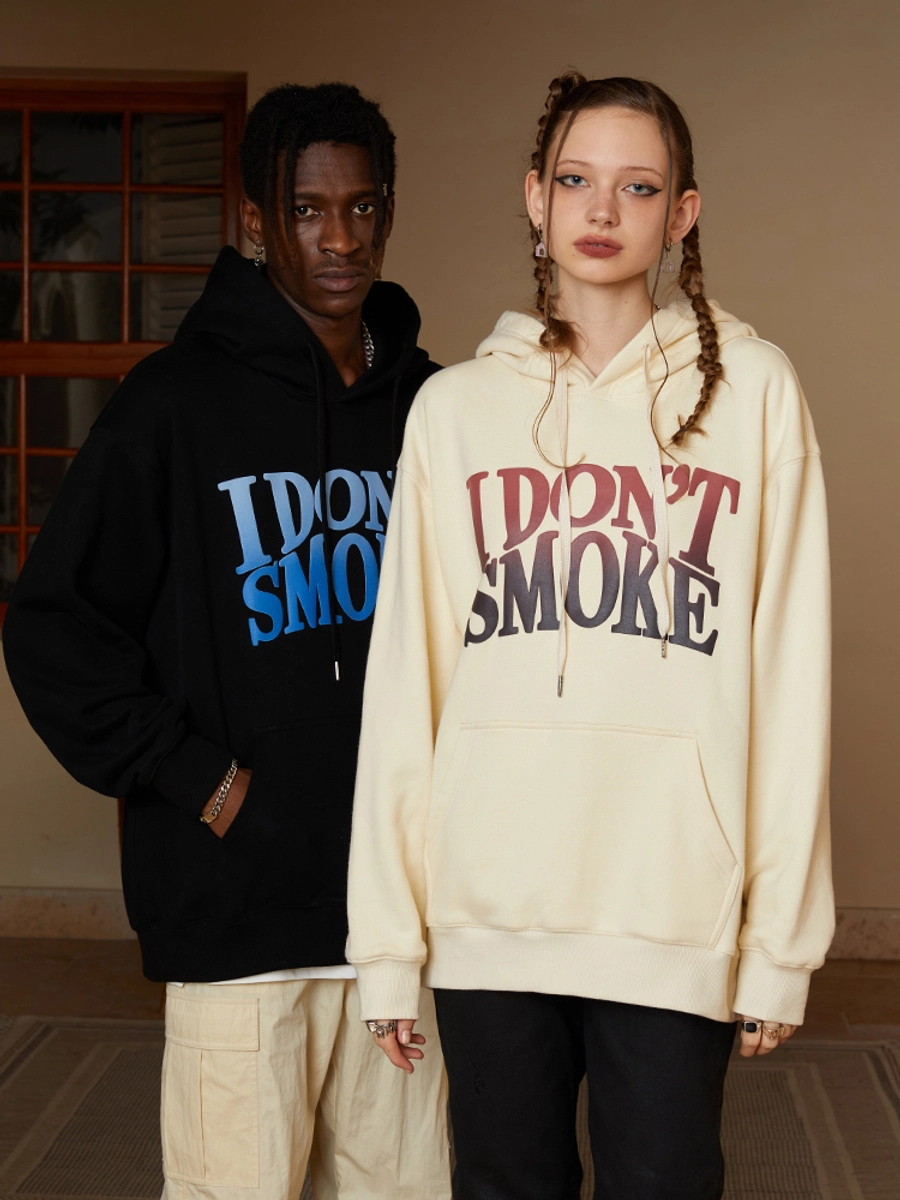 Худи DONSMOKE "Gradient Logo" Oversized Hoodie