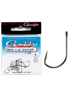 Крючки Gamakatsu LS-2033F NEW LABEL EYED HOOKS BLACK размер 08 (упк.15шт.)