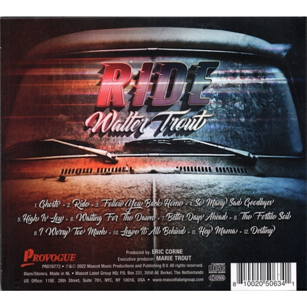 Walter Trout / Ride (CD)