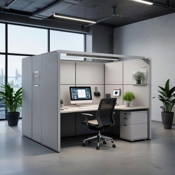 Высокотехнологичная офисная кабинка