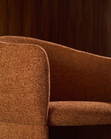 Стул Bosca из терракотового шенилла