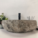 Раковина из речного камня RS-63683 (53*39*15) 0122