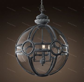 replica  19TH C. VICTORIAN GLOBE Restoration Hardware