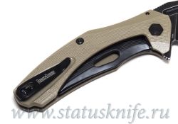 Нож Kershaw 7007TANBW Natrix - Tan G-10 - Blackwashфотография - 5