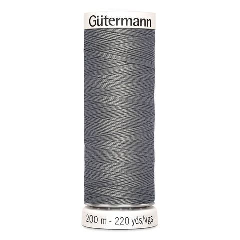 Нить Sew-All 200 м, Gutermann, 496 серо-стальной